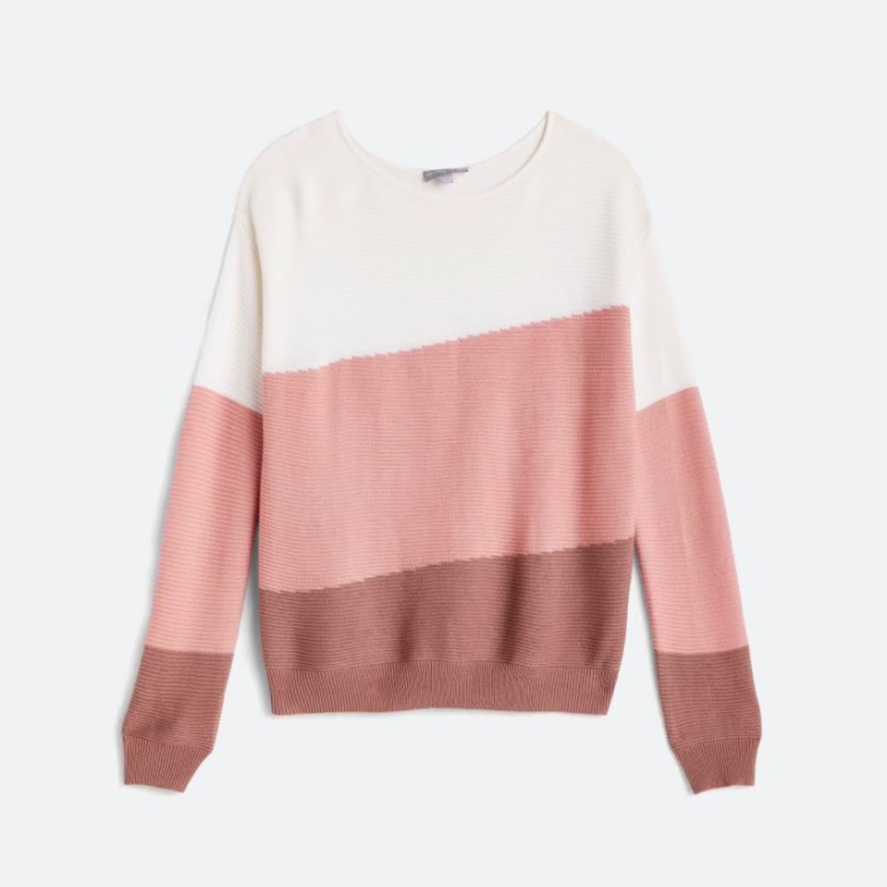 Evolution by Cyrus Color Block Sweater NWT